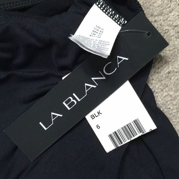 La Blanca high neck keyhole tankini top. Size 8 NWT - Picture 6 of 7